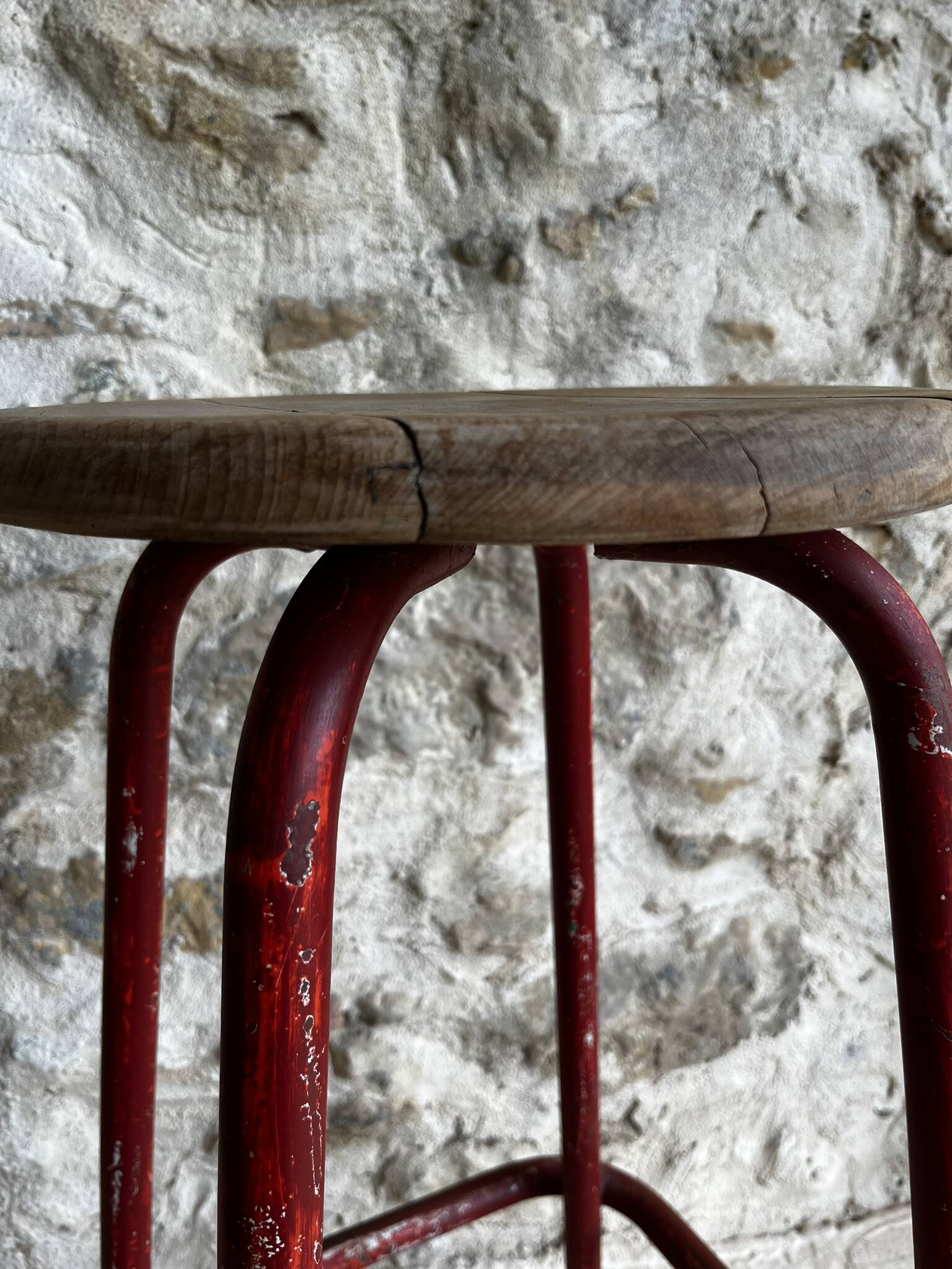 Industrial high stool - workshop