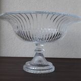 Stemmed glass bowl