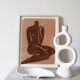 Female body art print