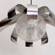 Suspension in chrome metal and glass 1970