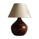 Solid turned wood lamp, art Savoyard folk art ⎮60's