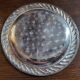 Silver Plated Small Tray Decorated with Wheat Ears