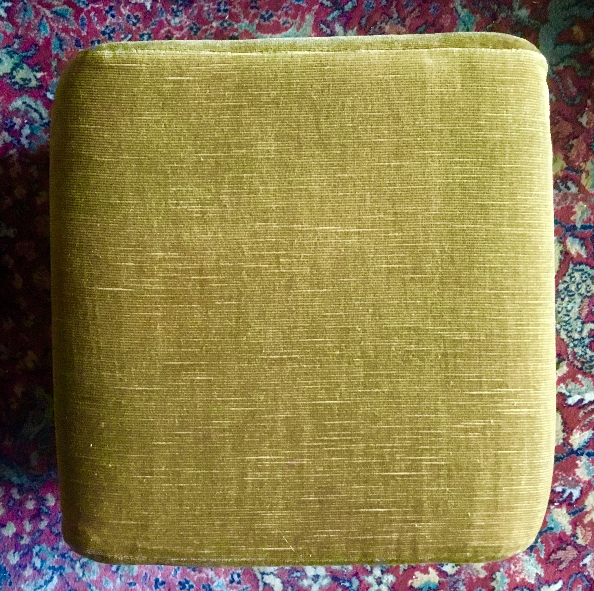 Ottoman has fringes vintage