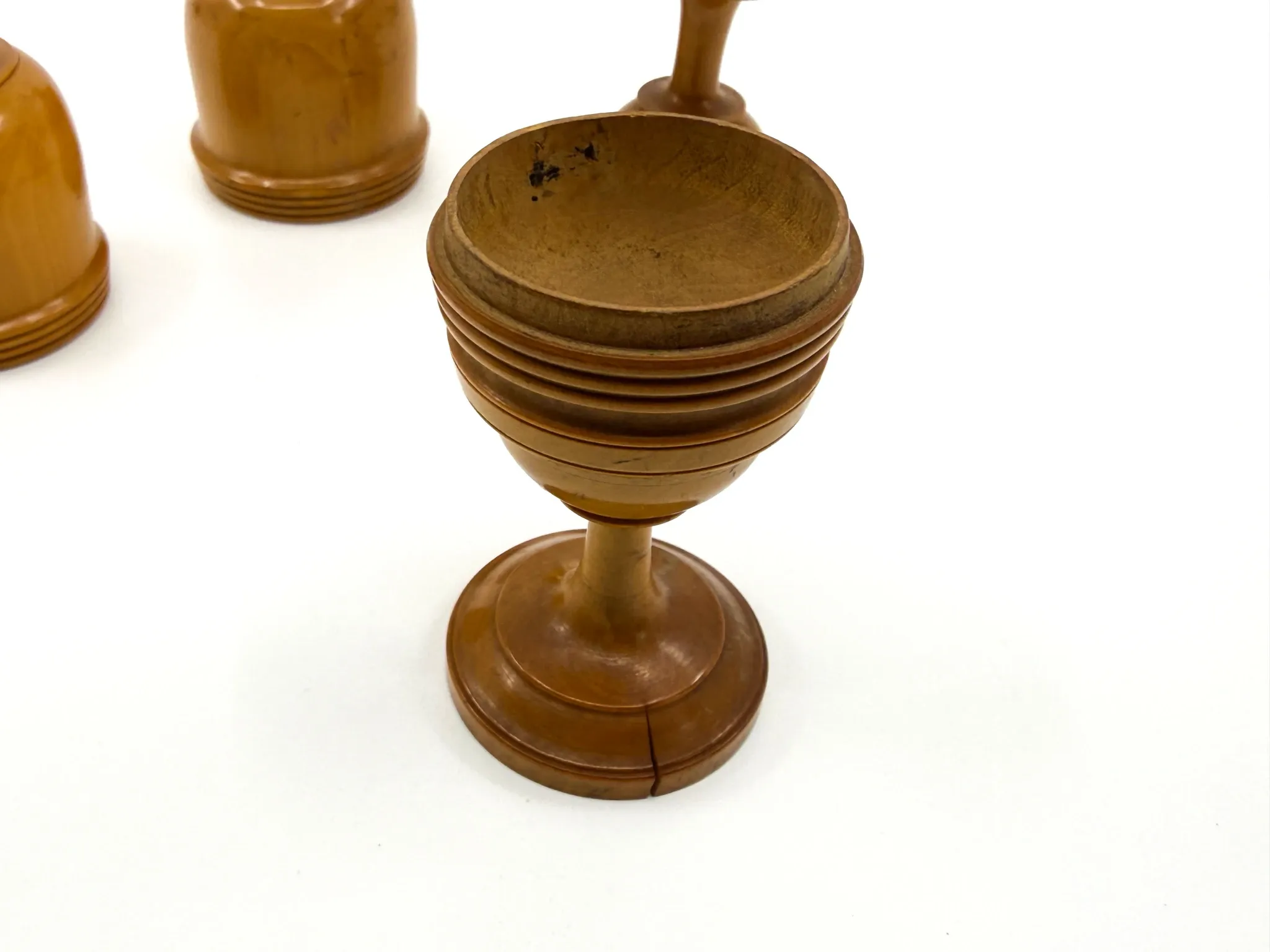 Magic trick vases • Turned boxwood • Napoleon III