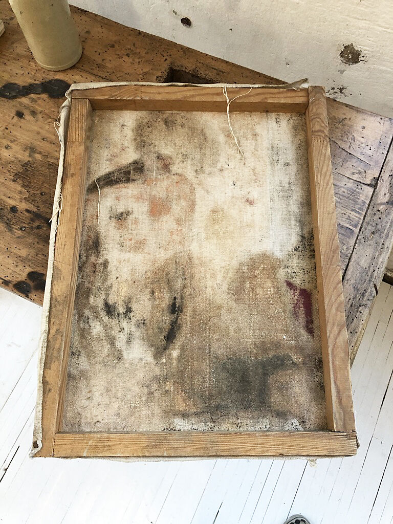 "Naked" oil painting