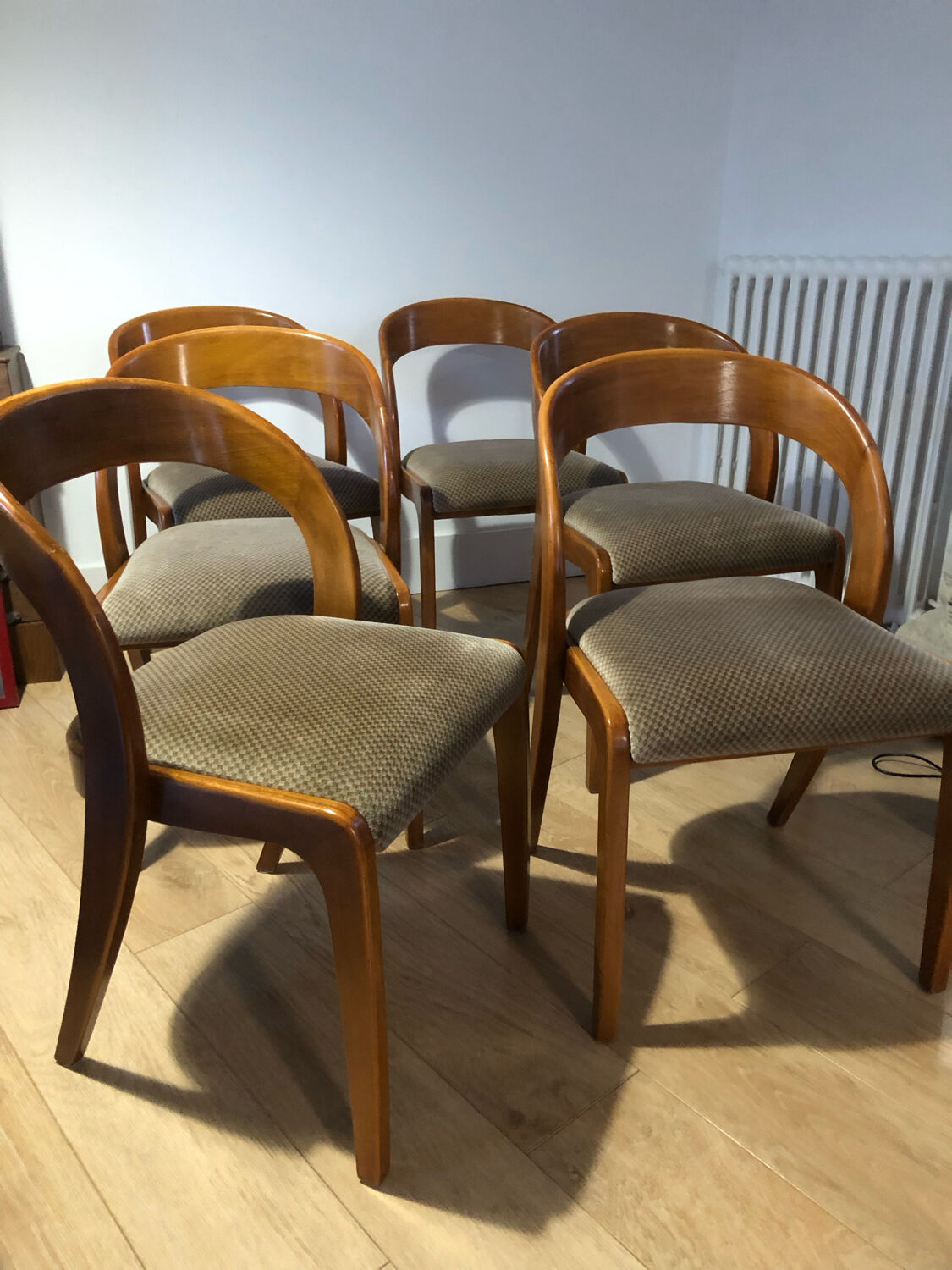 Series 6 vintage chairs baumann modem 14 sled