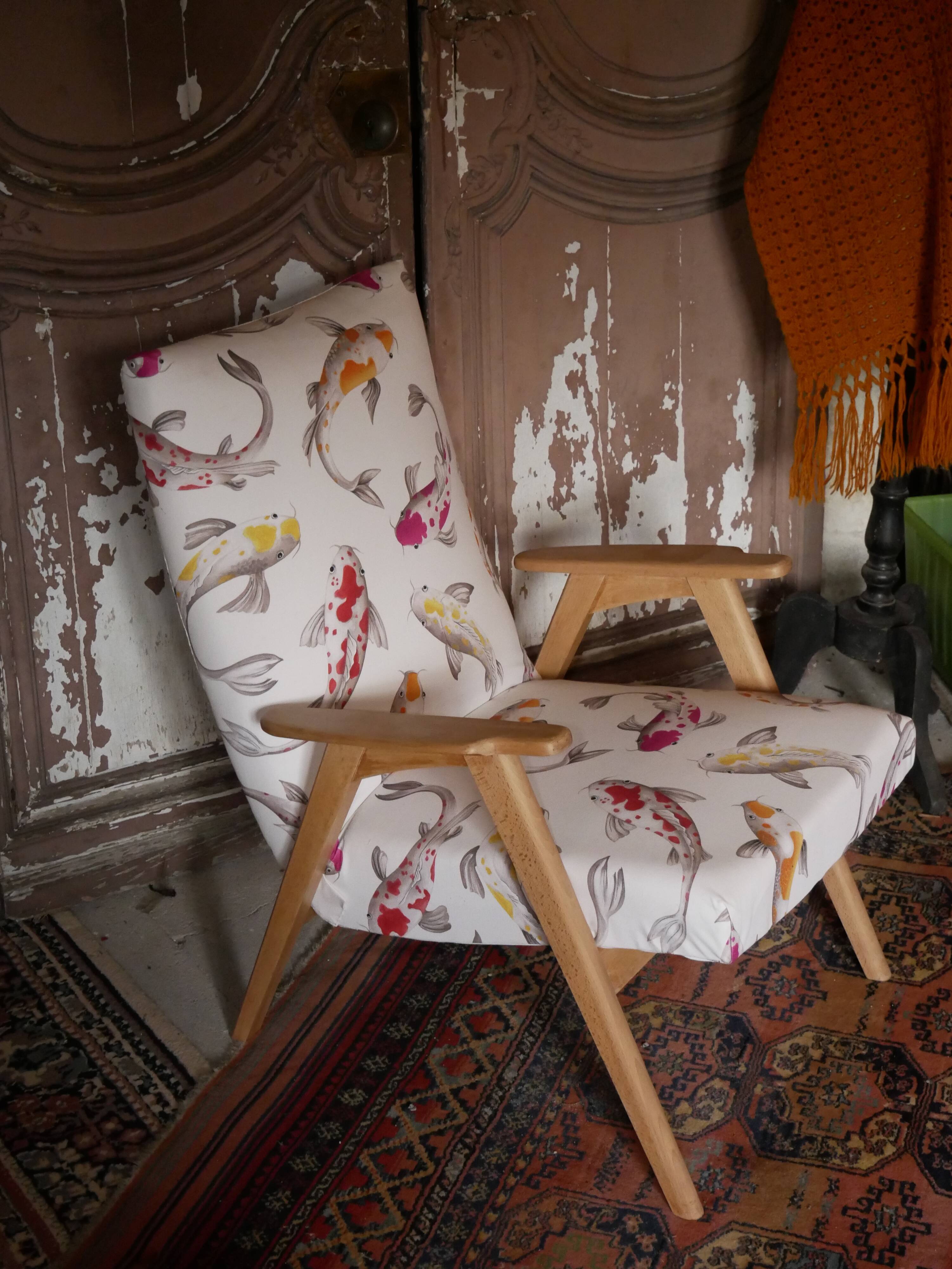 Scandinavian armchair Japandia