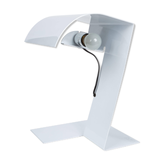 Stilnovo white 'Blitz' table lamp, circa 1972