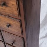 Ancien meuble de métier chiffonnier 8 tiroirs
