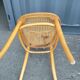 6 chairs canned old vintage bistro