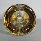 Vintage crystal vase j.b france 1970s