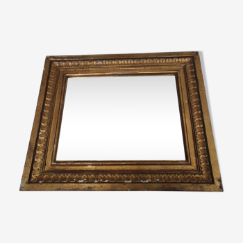 Miroir en bois doré