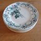 7 old flat plates Terre de fer