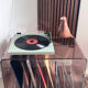 Table basse/meuble vinyles M. Dumas Roche Bobois vintage