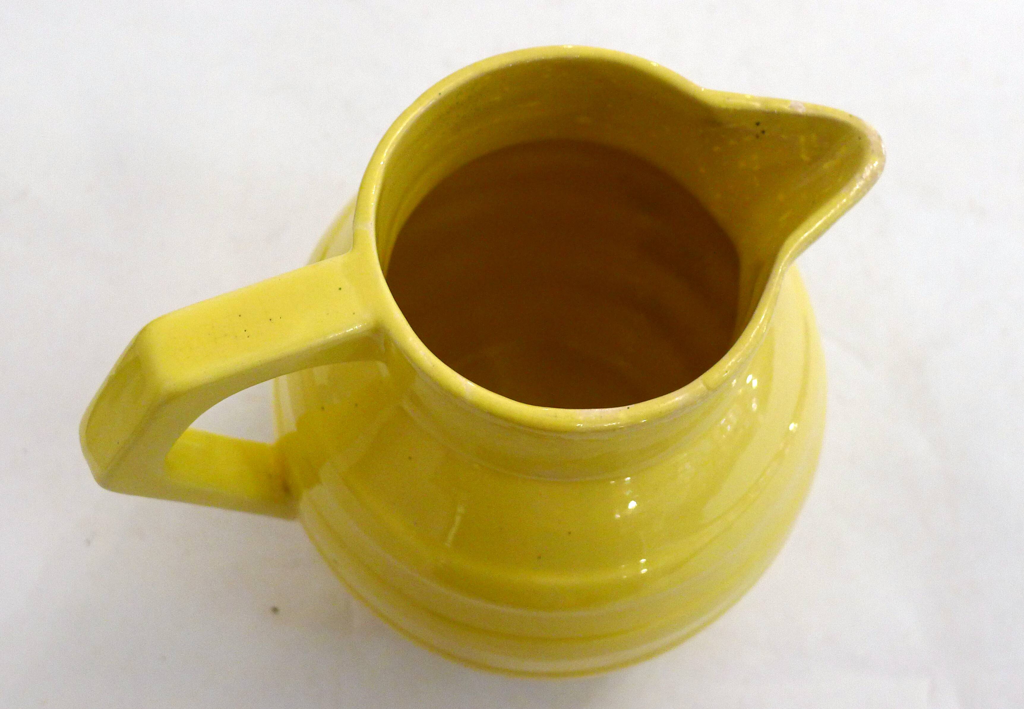 Art Deco pitcher from the 1950s in Orchies earthenware.