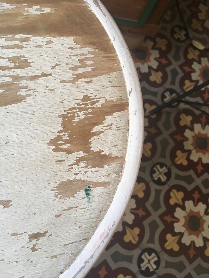 Bistro stool stamped C T C.