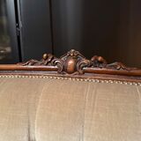 Louis XV velvet sofa from Genoa