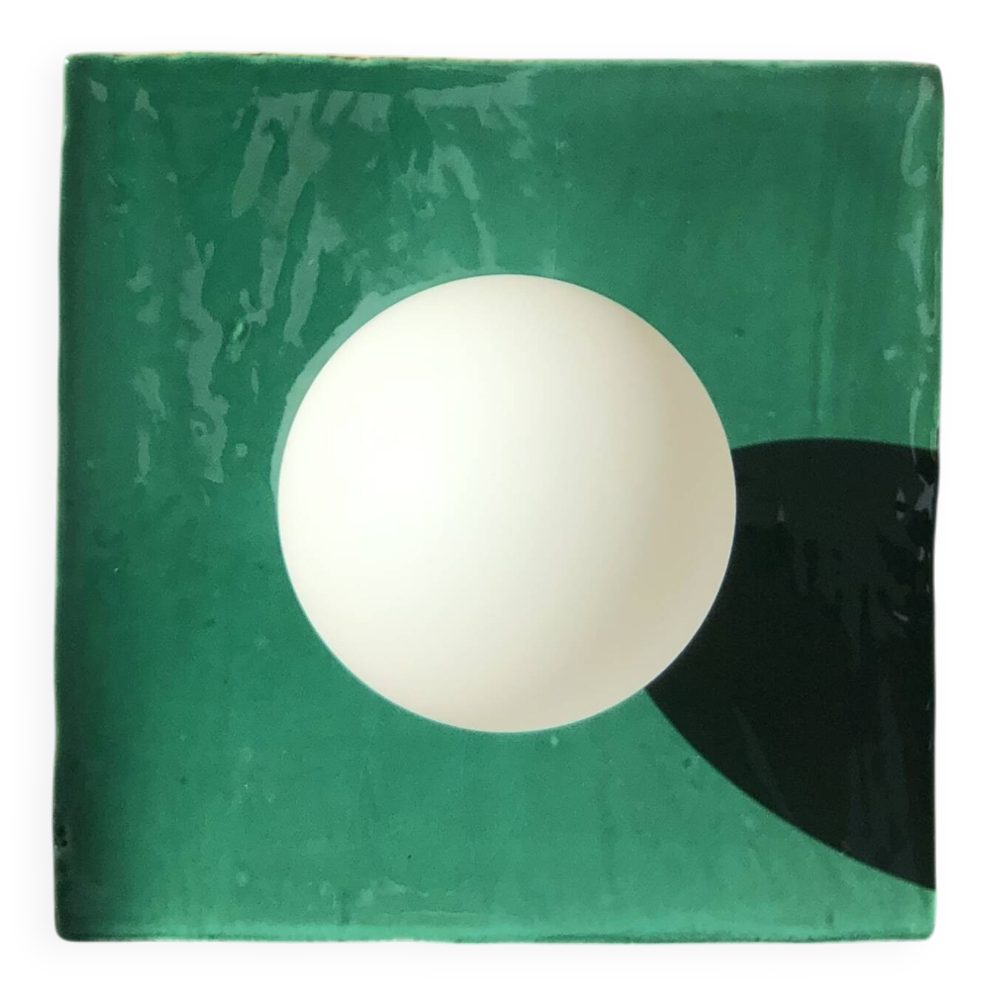 Globe Tile Wall Light (Green) - Coco Square