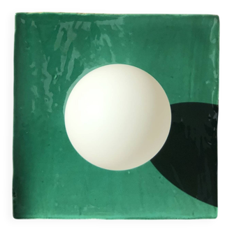 Globe Tile Wall Light (Green) - Coco Square
