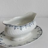 Gien "Memphis" iron clay sauce boat