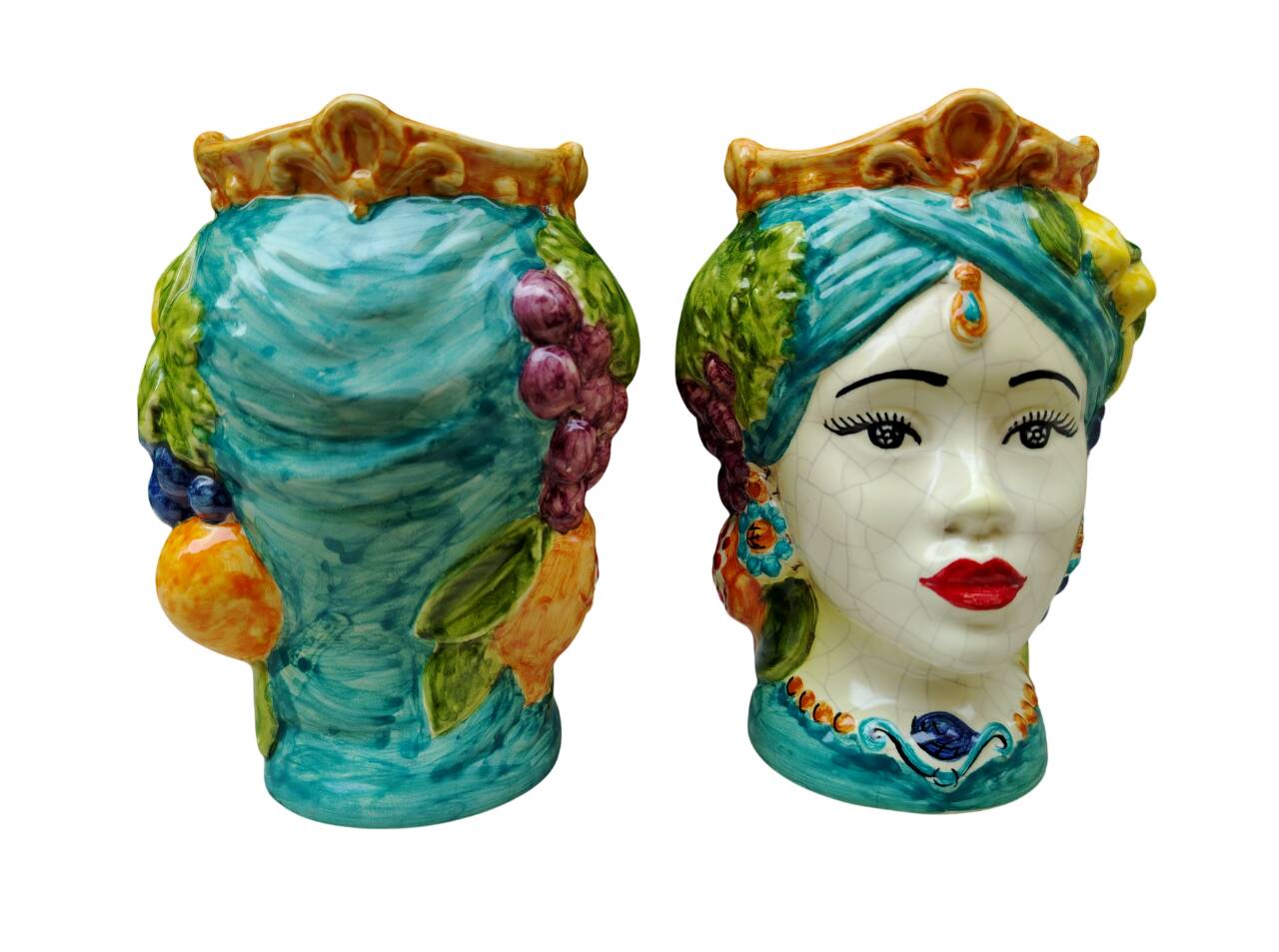 teste di moro  siciliane in ceramica