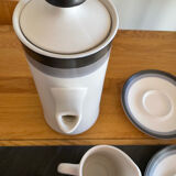 Japanese ceramic coffee set Arrow Stone