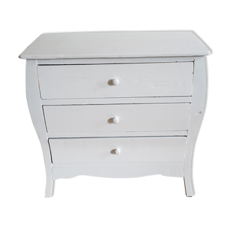 Commode blanche 3 tiroirs