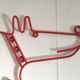 Wall coat rack vintage dog Ikea, 90s