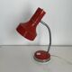 Vintage 1960 desk lamp Veneta Lumi Italy red - 35 cm