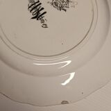 set of two sarreguemines plates "Rouen"