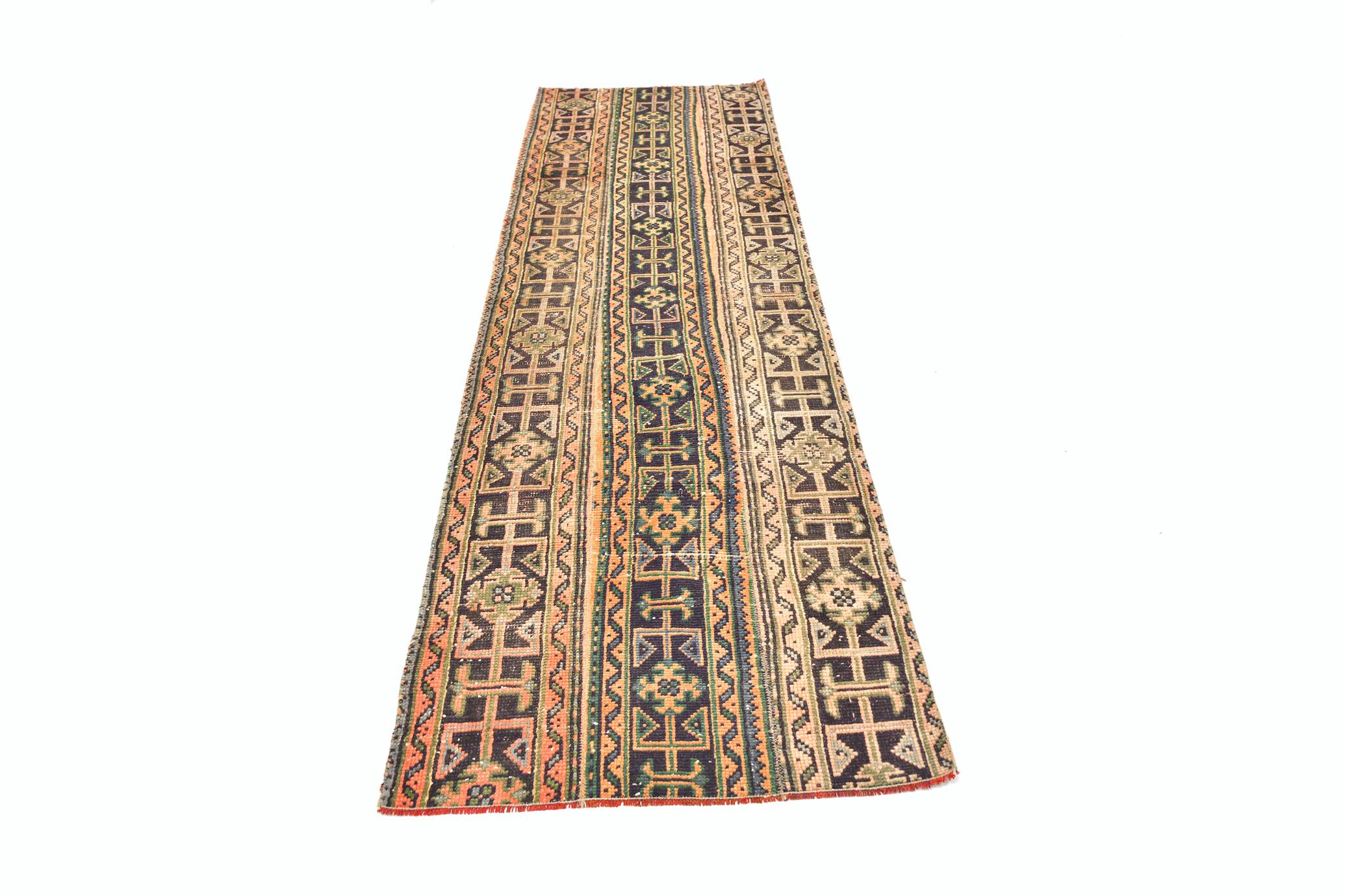 Shabby Chic Vintage Runner Rug, 79x275Cm