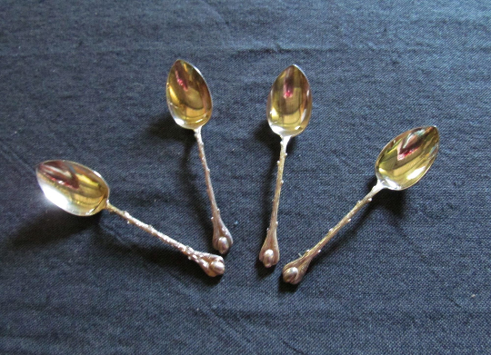 Set de 11 cuillères en argent