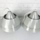 Pair of Zone Pendant Lights in gray, Jo Hammerborg for Fog & Mørup, 1960s
