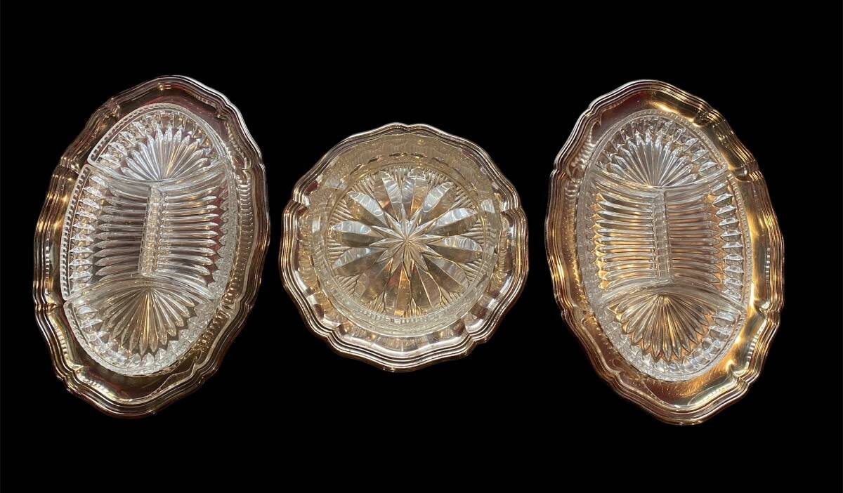 Christofle five-piece tableware set