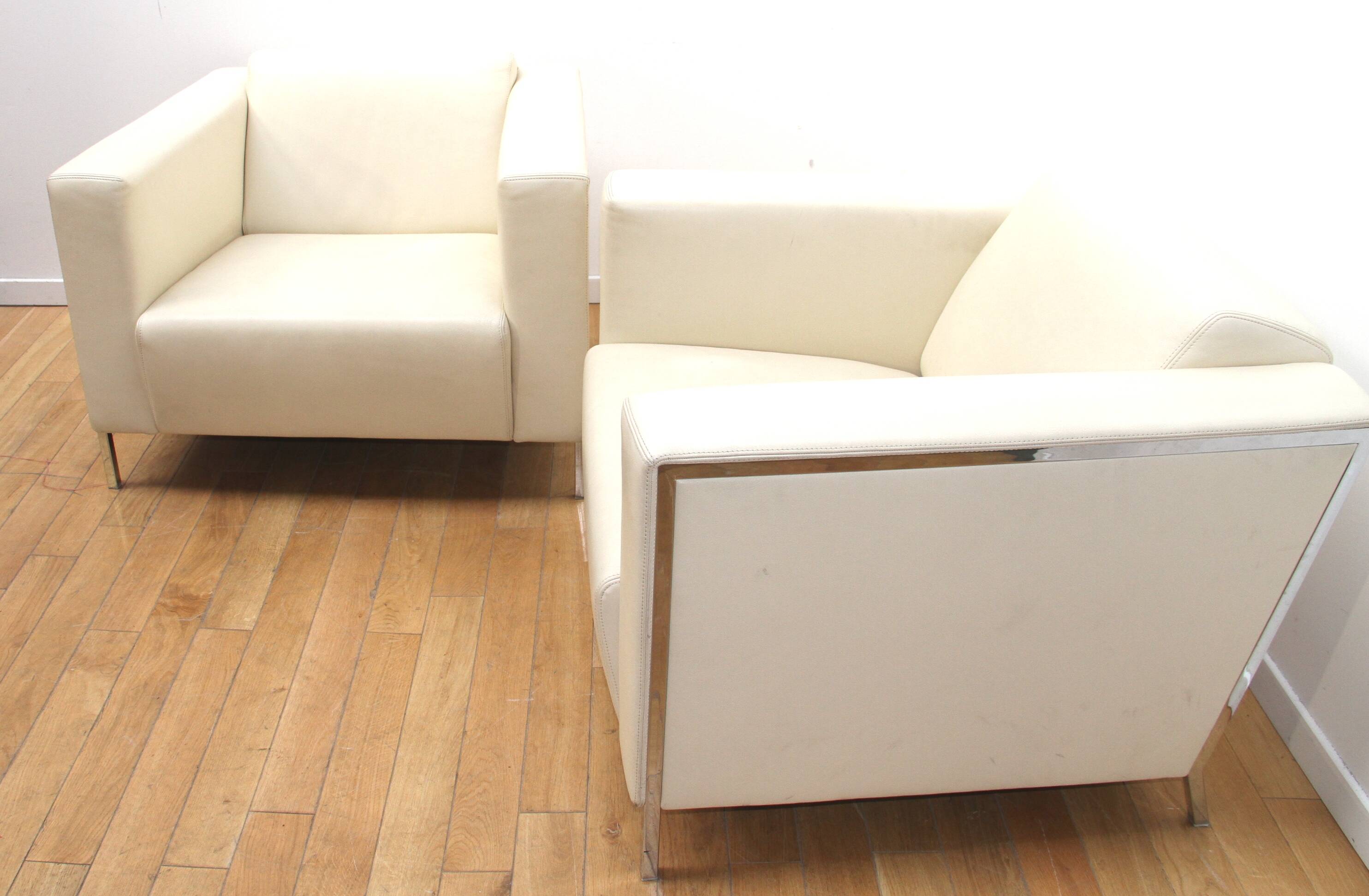 Steel armchair, Moroso