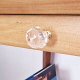 50s side table with compass legs