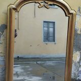 Gilded wood and pastiglia mirror, mid-19th century