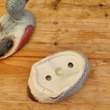 Antique earthenware terrine in the shape of a duck.