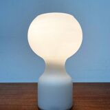 Vintage minimalist glass table lamp from the space age by Jean Paul Edmonds Alt for Philips, 1970s.