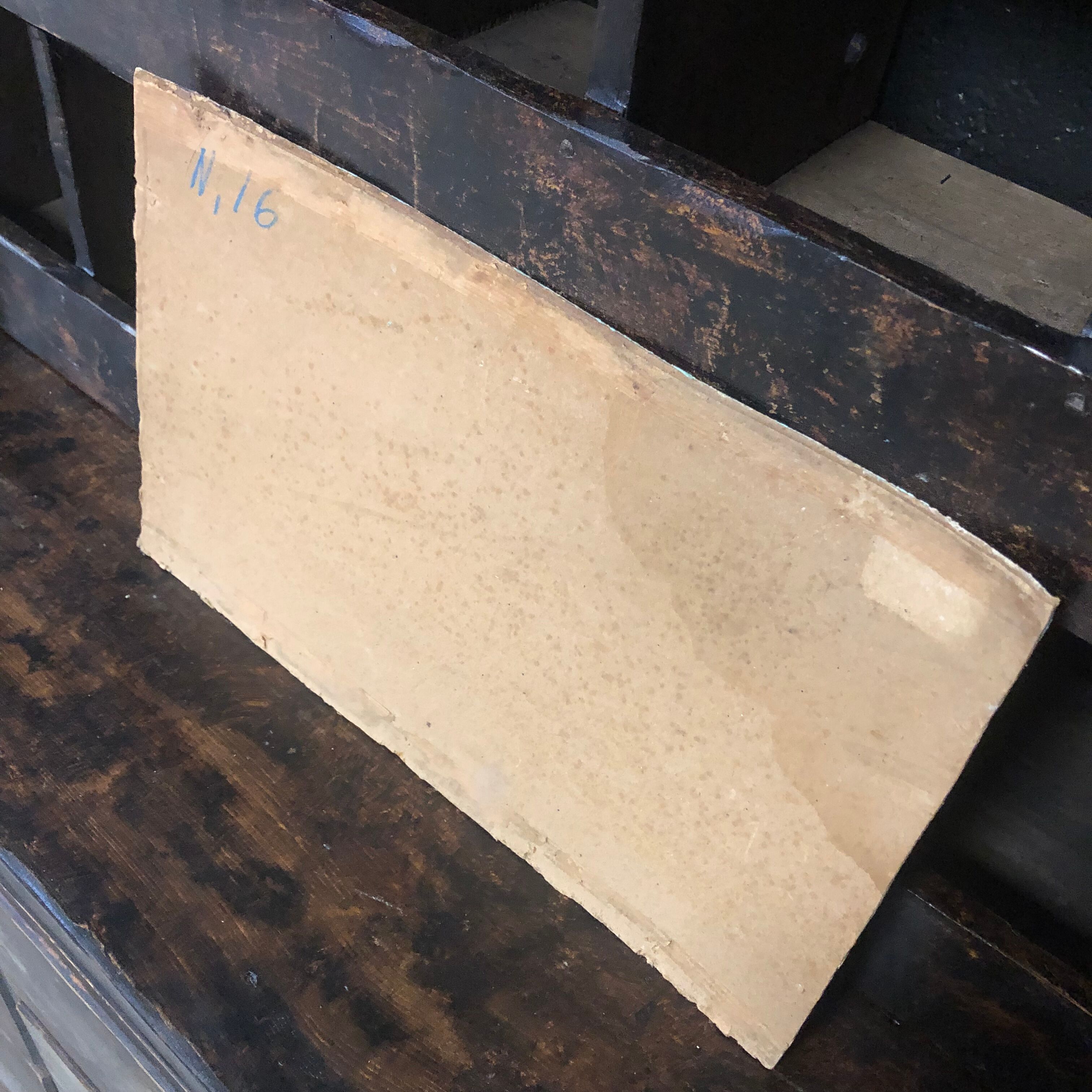 Oil on panel signed breval - mas provençal