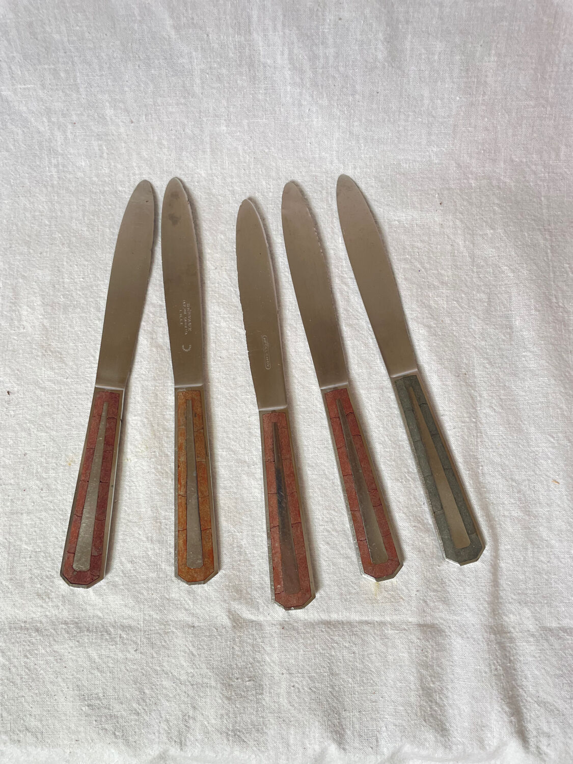 Vintage stainless steel knives