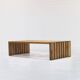 Wood slat bench Walter Antonis for Arspect 1970's