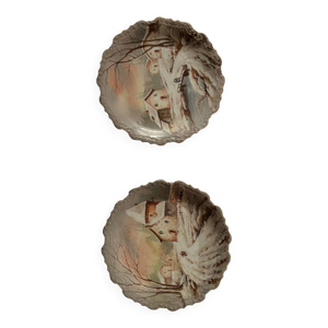 assiettes porcelaine - limoges