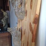 Pair of vintage Murano glass sconces, 70s