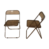 Pair of Plia chairs by Giancarlo Pirettu