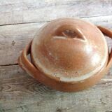 Teapot in reeds and its sugar bowl