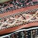 Handmade Algeria sand-coloured carpet 100x210cm