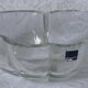 Vase planter in thick glass LEONARDO handmade original vintage shape