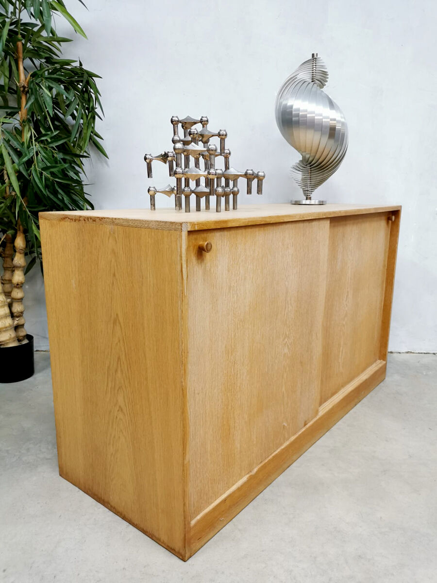 Danish design light oak cabinet by Kurt Ostervig for KP Mobler
