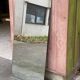 Vintage rectangular mirror without frame 78x156cm